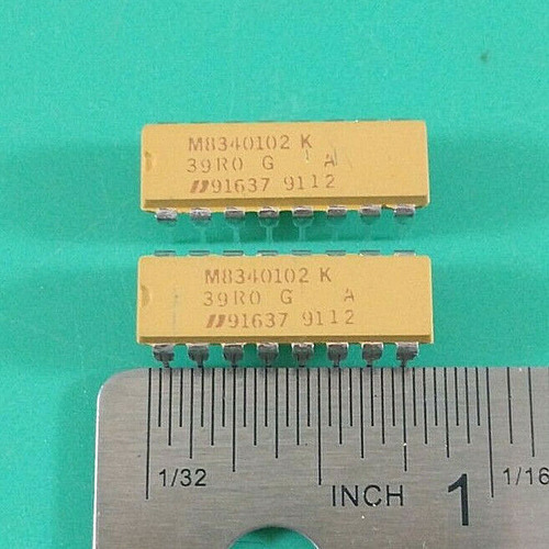 (2 Pcs) Vishay Dale M8340102k39r0ga Resistor Network 39  Eeo