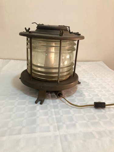 Lampara Nautica Vintage De Mesa (Usado)