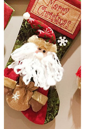 Exquisitas Medias Navideñas Hechas A Mano