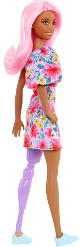 Muñeca Barbie Fashionistas #189 Con Pierna Protésica Y