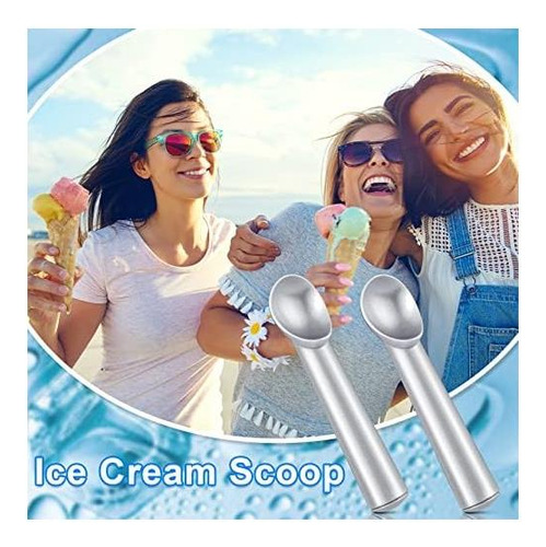 Suclain 3 Piezas Scoop De Helado De 7 Pulgadas Antiadherente