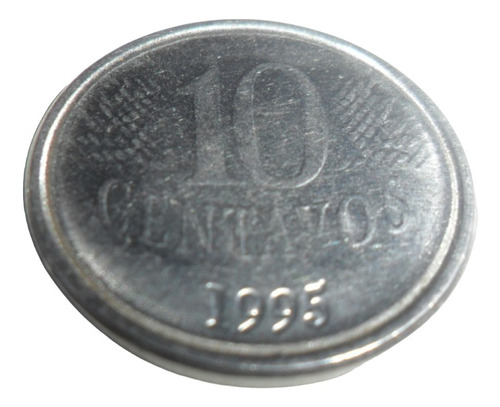 Moneda Brasil 10 Centavos 1995