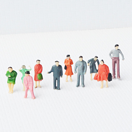 Figuras Pintadas De Pvc Surtido Poses Paisaje 100 Piezas 75