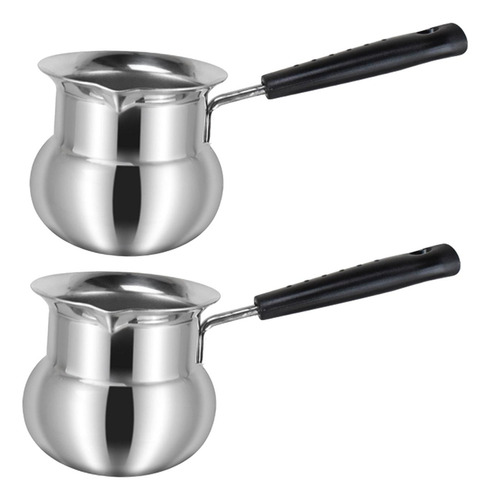 Calentador De Leche Olla De Acero Inoxidable Café 900ml