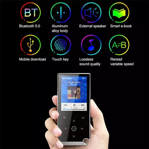Reproductor Mp3 Bluetooth, Grabadora De Radio Fm, Música
