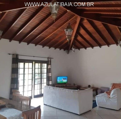 Imagem 5 de 16 de Linda Casa De Campo! Chácara Com 1500m² De Terreno, 5 Suítes, Piscina... - Ch03565 - 70611776