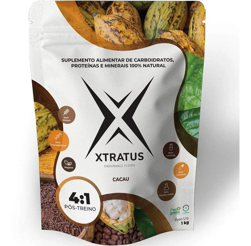 Xtratus Endurance Pos-treino 4:1 Com Proteína E Cacau - 1 Kg