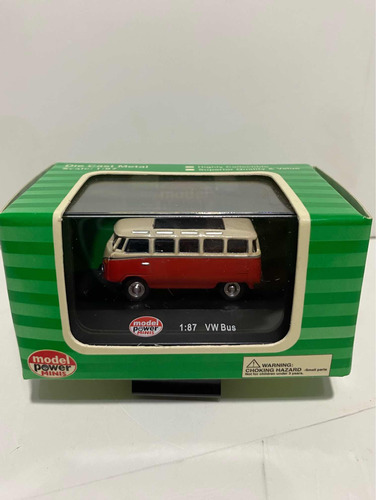 Carrito Model Power Minis Volkswagen Combi Bus 1:87