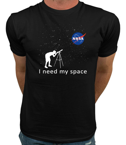 Market Trendz Necesito Mi Espacio Para Hombre Nasa Polera 