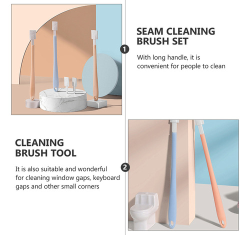 A Juego De 2 Cepillos De Baño Desechables Para Limpiar