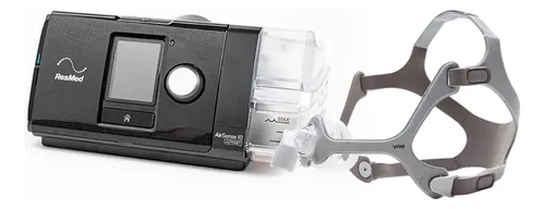 comprar Kit Cpap S10 Airsense Máscara Nasal Wisp Base Tecido Tam.u