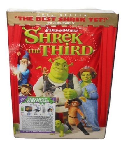 Shrek The Third Dvd Shrek 3 Dreamworks Region 1 +++