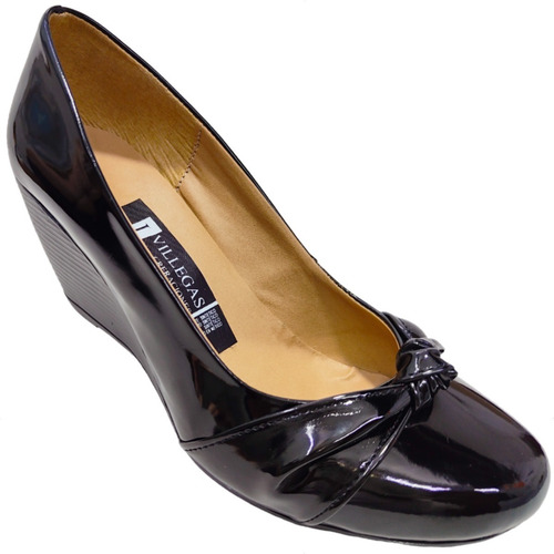 Imagen 2 de 9 de Zapato Tacon Puente 6cm Nudo Comodo Durable J Villegas