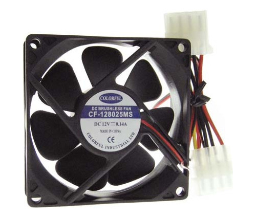 Fan Cooler Brushless 12v 0.14a Modelo Cf-128025ms 8x8