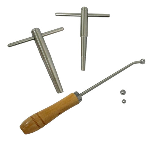 Imagen 4 de 12 de Mango De Reparación De Trompeta Con 2 Bolas Herramientas De