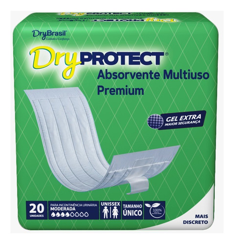 Absorvente Geriátrico - Pós Operatório - Pós Parto C/20 Uni