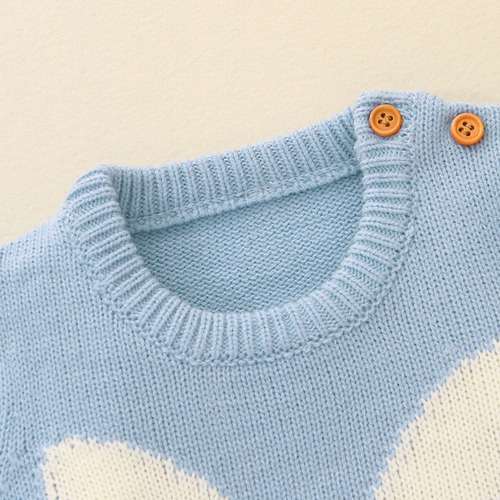 Mono Tipo Suéter De Punto Cálido De Invierno Para Niñas Y Ni