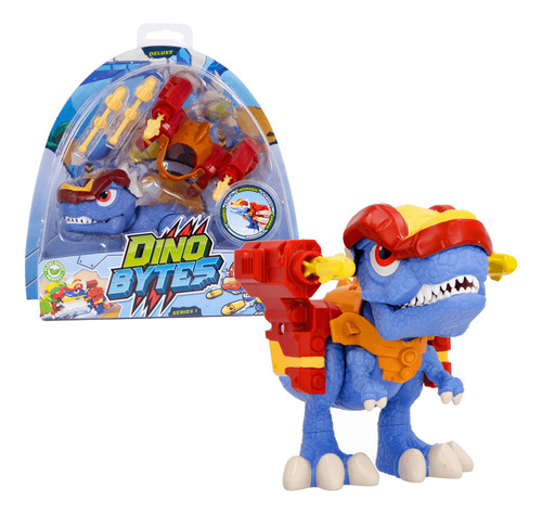 Dino Bytes Playset Dinosaurio Deluxe Azul