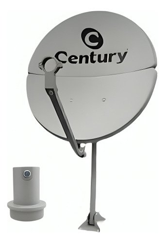 Kit 1 Antena Bi Digital Century Parabolica 60cm Ku + Lnbf Ku