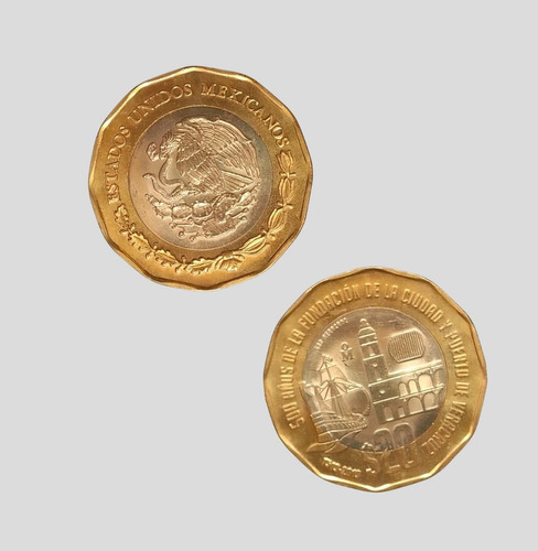 Moneda Conmemorativa 500 Años Fundación De Veracruz