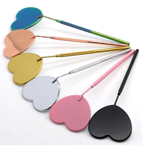 3 Lash Mirror Handheld Para Lash Technician Supplies Oro
