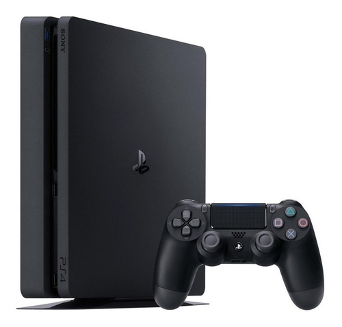 Imagen 1 de 4 de Sony PlayStation 4 Slim 1TB Mega Pack: Grand Theft Auto V Premium Edition/God of War/Death Stranding color negro azabache