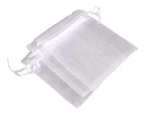 Comprar 100 Un - Saco Organza 7x9 Saquinho De Organza - Branco 
