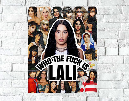 Poster Decorativo Lali Esposito 10 - Tamaño A3 30x40 Blanco