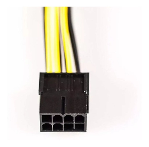 Imagen 3 de 4 de Adaptador Cpu 8 Pines A Pcie 8 Pines (6+2) Tarjeta De Video
