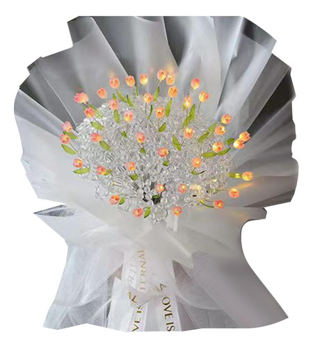 Ramo De Flores Artificiales De Tulipanes De Simulación Diy,