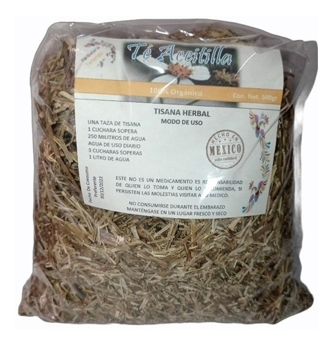 Aceitilla Hoja Y Tallo Té 500 Grs Productos Tenango