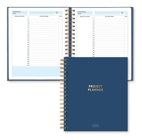 Planificador De Gestión De Proyectos S&o, Cuaderno Org...