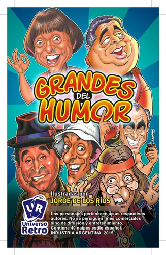 Naipes Comicos Humor Porcel Olmedo Bala De Los Rios Universo