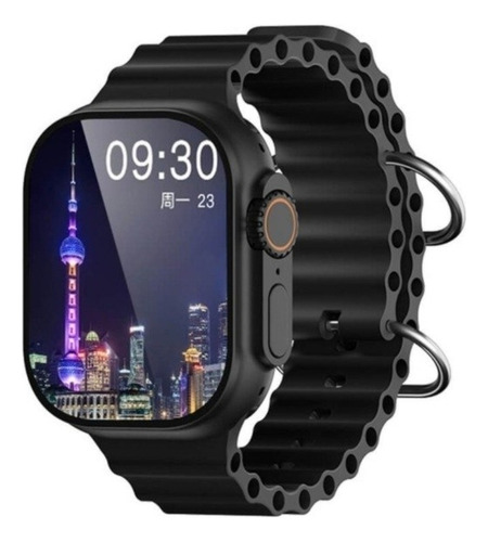 Reloj Smartwatch Bluetooth Ultra 9 Big 2.09 + 7 Mallas Negro Varios Diseños Varios Colores Intercambiable