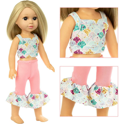 Ecore Fun 10 Sets De 14.5 Pulgadas De Ropa De Muñeca Vestido