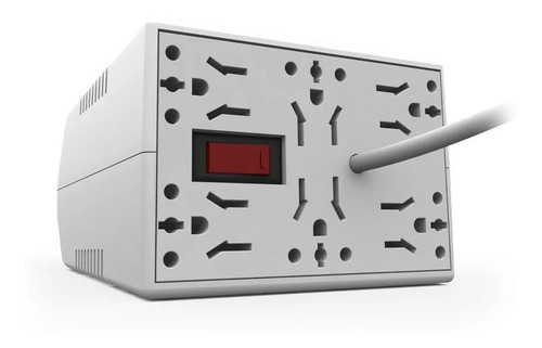 Estabilizador de tensión SurElectric Future ER 1000 1000VA entrada y salida de 220V blanco