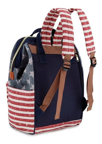 Imagen 9 de 10 de Mochila Himawari Diseño Usa Tipo Tejida Excelente Full