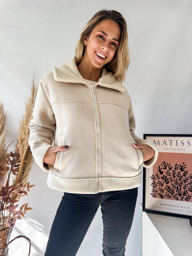Campera Mujer Lulyna Gamulan Con Corderito