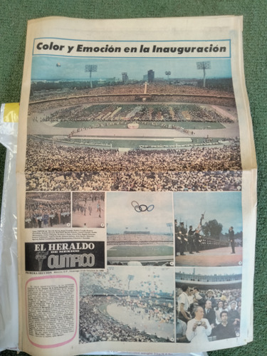  Heraldo  Inauguración De Olimpiadas 68 Y Clausura 27 Revst 