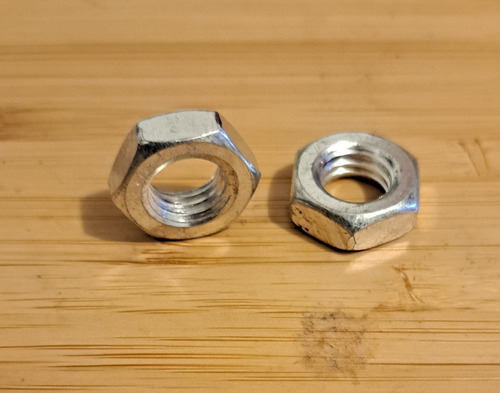 500 Piezas Tuerca Hexagonal M12 De Acero Inoxidable