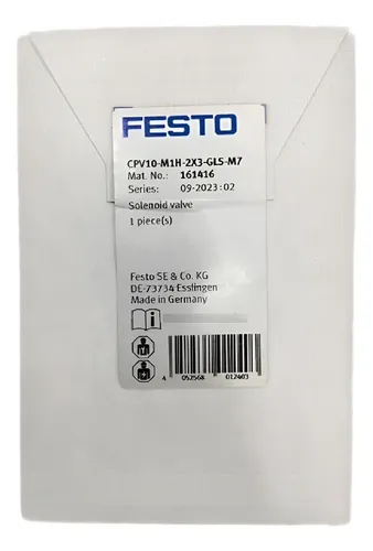Electrovalvula Festo 5/2 Vias Cpv10-m1h-2x3-gls-m7 Np 161416