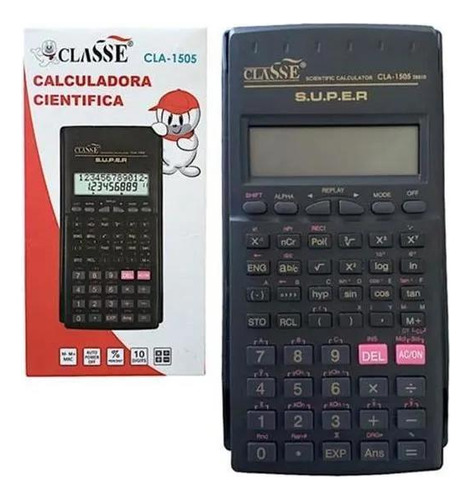 Kit 10 Calculadoras Cientifica Classe 10 Dígitos 229 Funções