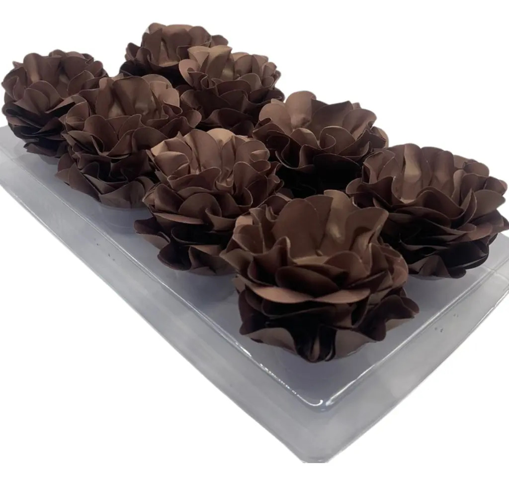 120 Forminhas Para Doces Finos Festa Casamento Style Cor Terracota