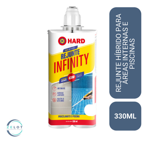 Rejunte Infinity Pro Hard - 330ml Cedro Kit 2un