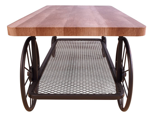 Acme Francie Mesita - 82860 - Roble Y Gris Antiguo