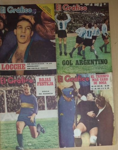Lote De 4 Revistas El Gráfico Del Año 1965