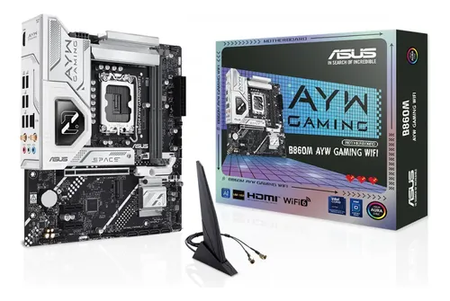 Foto real de ASUS B860M-AYW Gaming WiFi