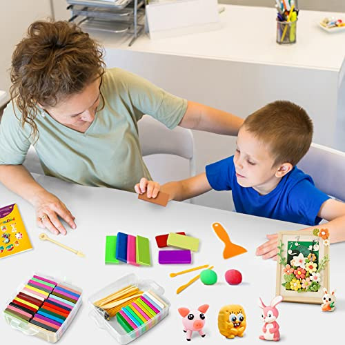 Polymer Clay De 50 Colores, Arcilla De Modelado Para Niños.