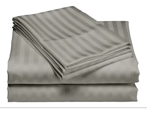 comprar Juego De Sábanas Doble 600 Hilos Microfibra Gris