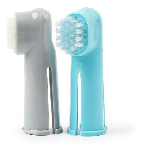 Cepillo De Dientes Y Masajeador Dedal Para Perros Y Gatos